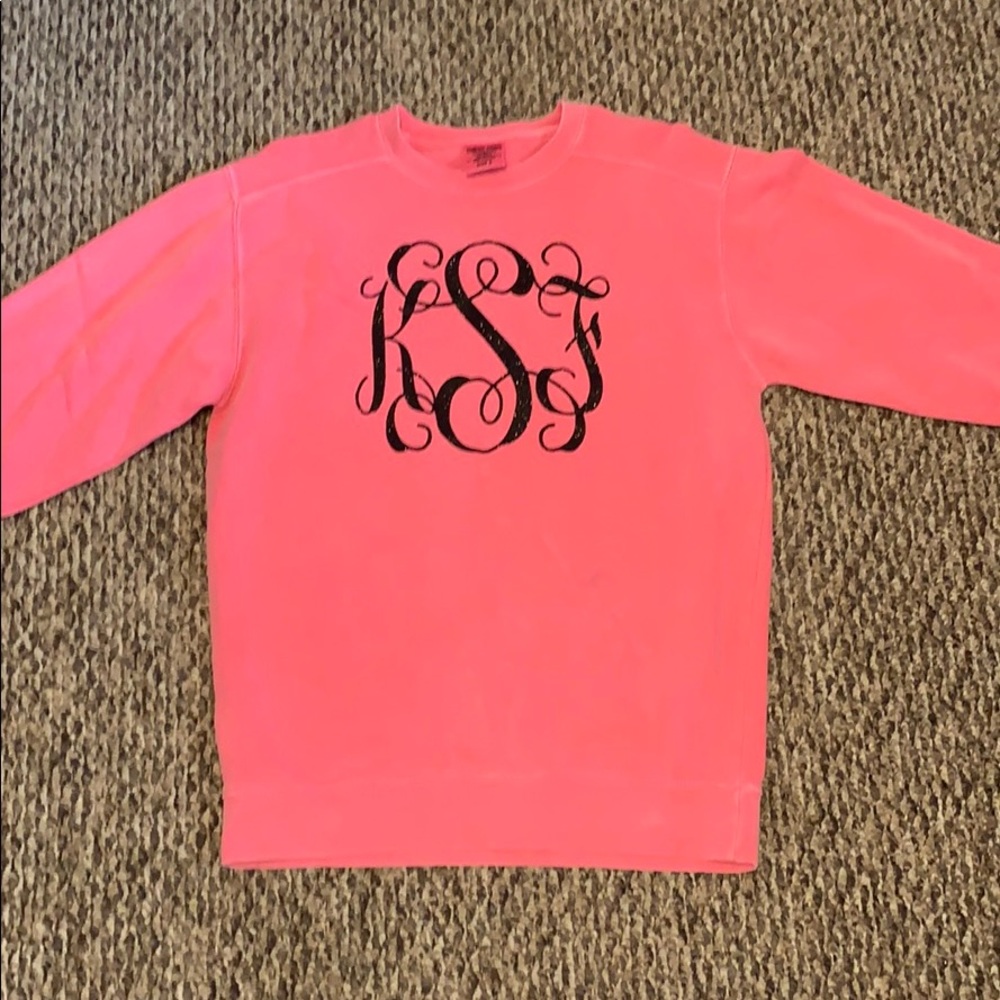 Monogrammed sweatshirt